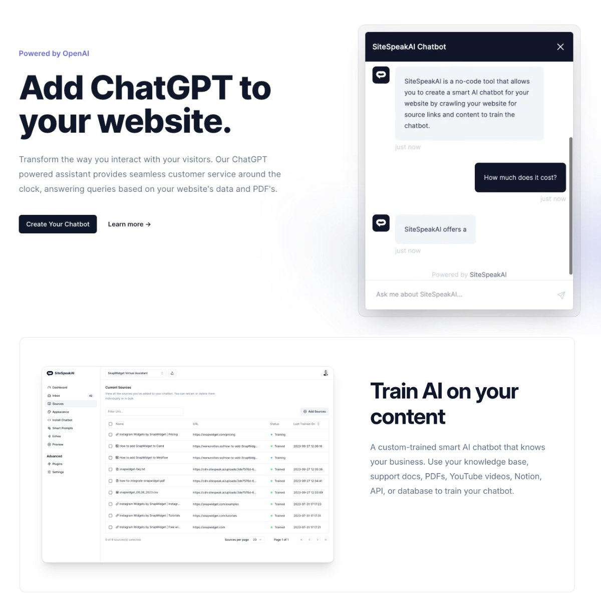 SiteSpeakAI
